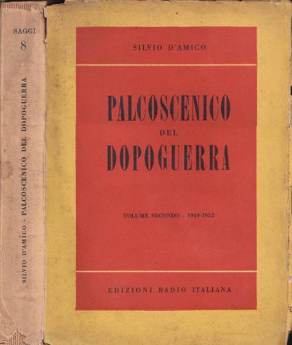 Palcoscenico del dopoguerra, vol. II - Silvio D'Amico - copertina