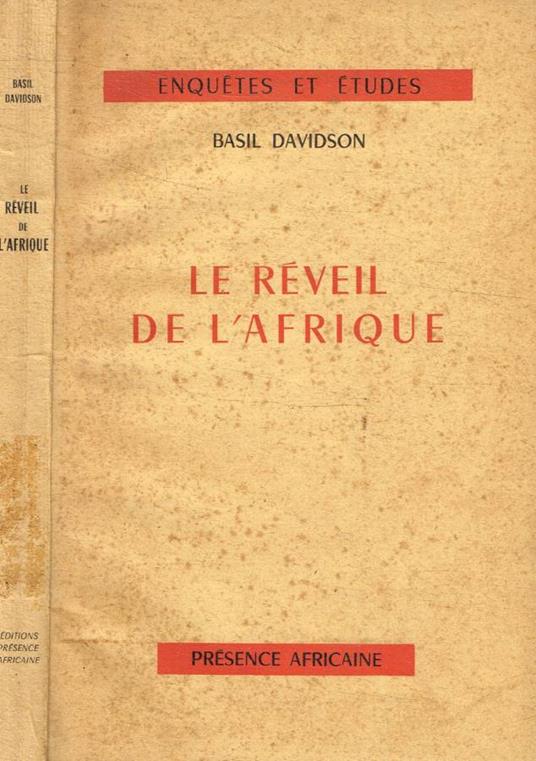 Le réveil de l'Afrique - Basil Davidson - copertina