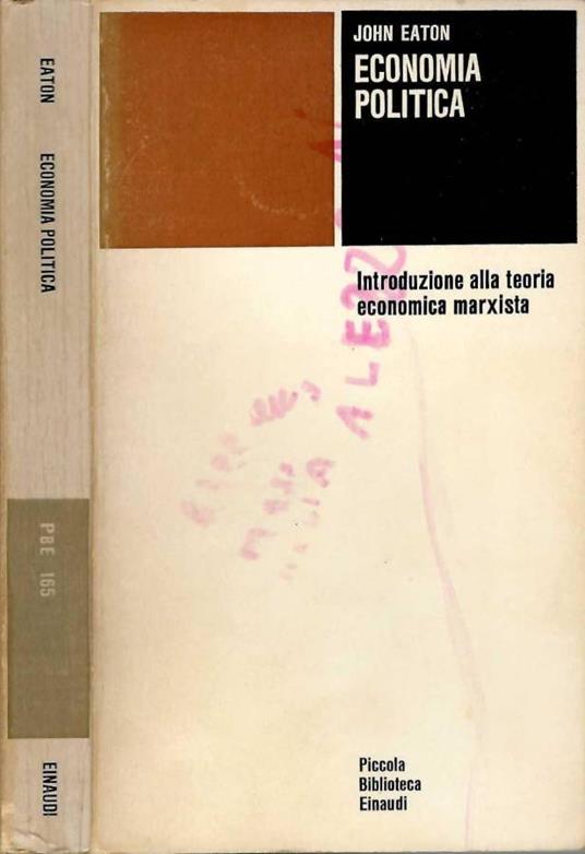 Economia politica - John Eaton - copertina