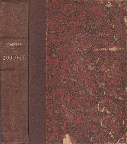 Compendio di zoologia - Carlo Emery - copertina