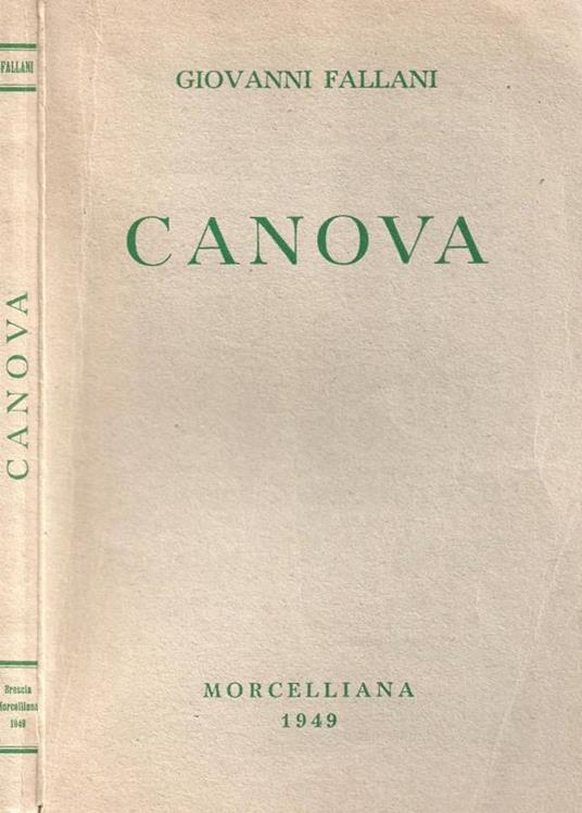 Canova - Giovanni Fallani - copertina