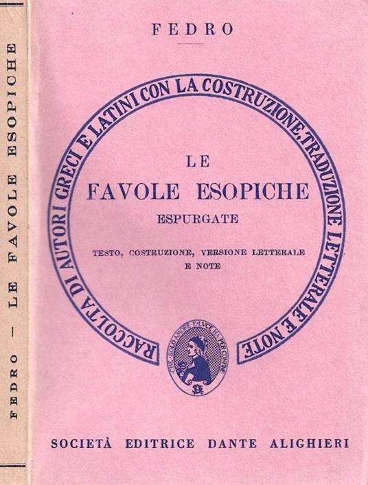 Le favole esopiche espurgate - Fedro - copertina