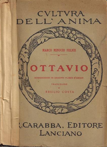 Ottavio - Marco Minucio Felice - copertina