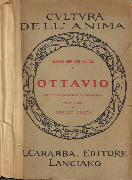 Ottavio - Marco Minucio Felice - copertina