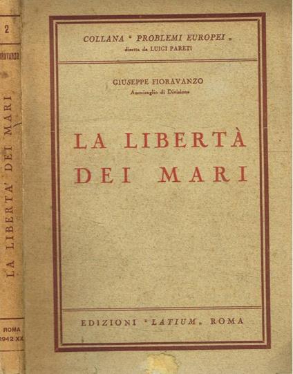 La libertà dei mari - Giuseppe Fioravanzo - copertina