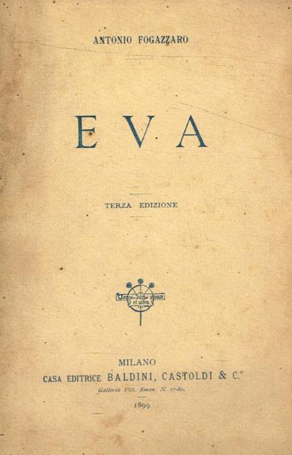 Eva - Antonio Fogazzaro - copertina