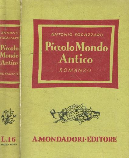 Piccolo mondo antico - Antonio Fogazzaro - copertina