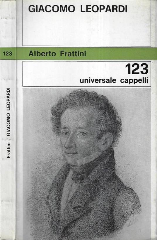 Giacomo Leopardi - Alberto Frattini - copertina
