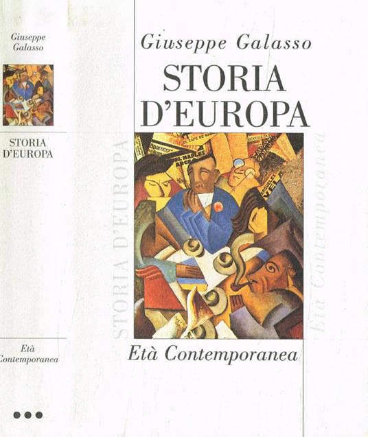Storia d'Europa vol.III. Età contemporanea - Giuseppe Galasso - copertina