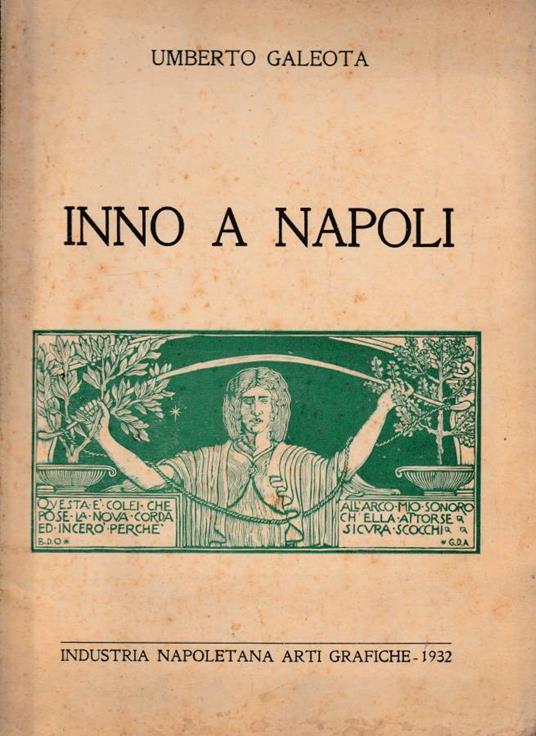 Inno a Napoli (Autografo) - Umberto Galeota - copertina