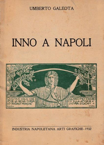 Inno a Napoli (Autografo) - Umberto Galeota - copertina