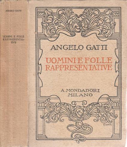 Uomini e folle rappresentative - Angelo Gatti - copertina