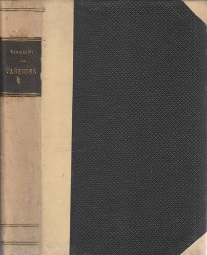 Varennes - Cesare Giardini - copertina