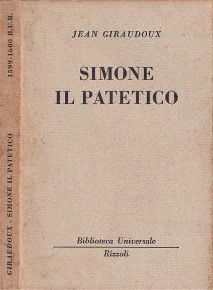Simone il patetico - Jean Giraudoux - copertina