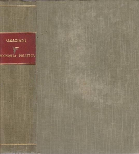 Istituzioni di economia politica - Augusto Graziani - copertina