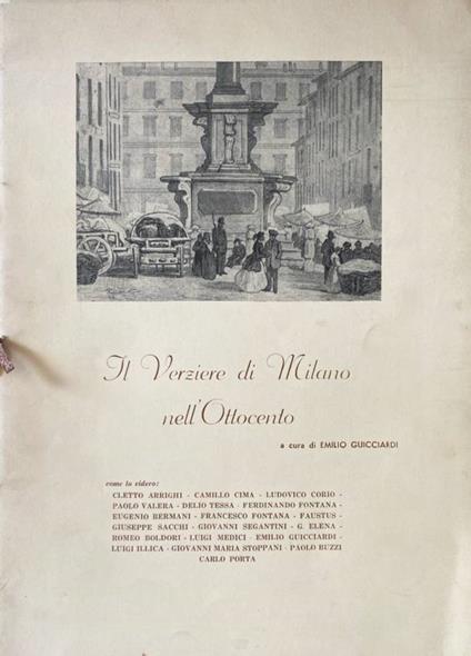 Il Verziere di Milano nell'Ottocento - Emilio Guicciardi - copertina