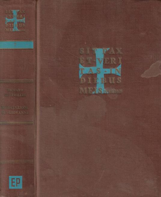 Meditazioni su Giovanni - Richard Gutzwiller - copertina