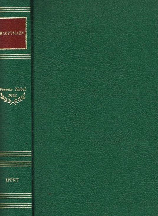 Prosa. Teatro - Gerhart Hauptmann - copertina
