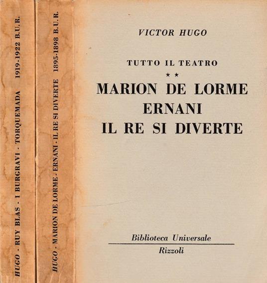 Tutto il teatro vol II, IV - Victor Hugo - copertina