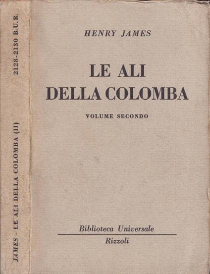 Le ali della Colombia, vol. II - Henry James - copertina
