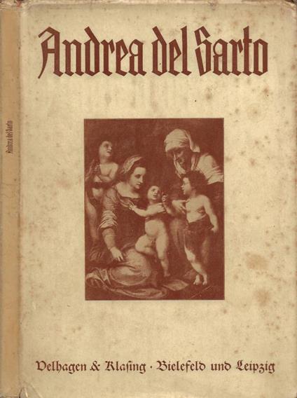Andrea Del Sarto - Fritz Knapp - copertina