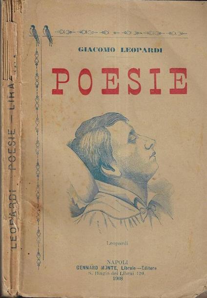 Poesie - Giacomo Leopardi - copertina