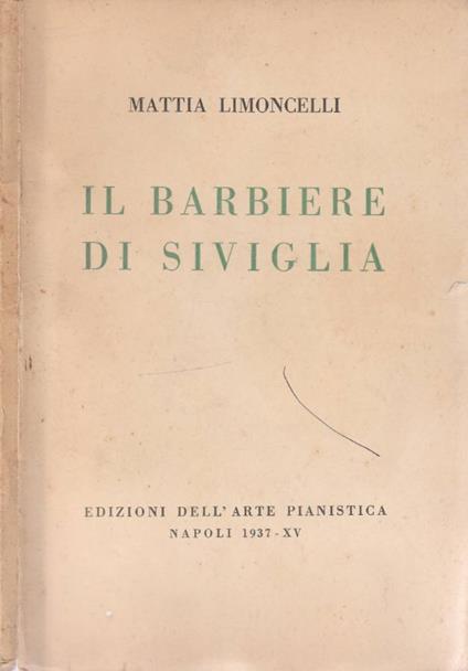 Il barbiere di Siviglia - Mattia Limoncelli - copertina