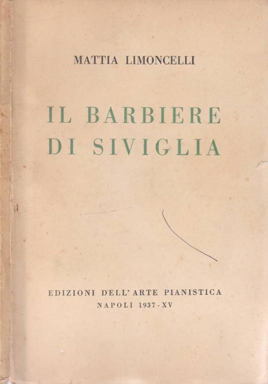 Il barbiere di Siviglia - Mattia Limoncelli - copertina