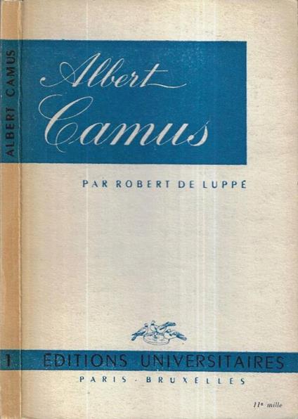 Albert Camus - Robert de Luppé - copertina