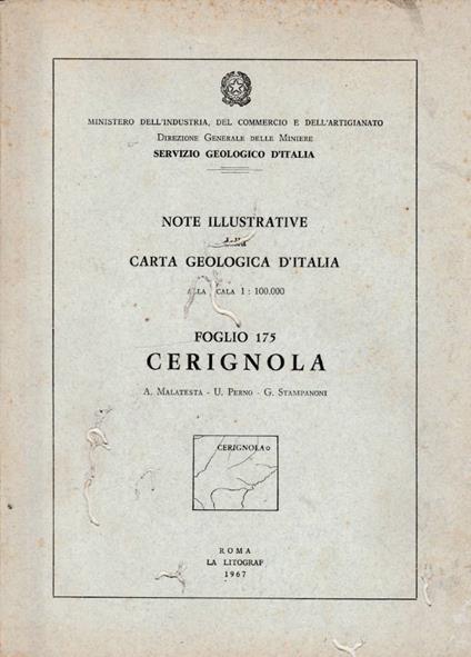 Cerignola foglio 175 - A. Malatesta - copertina