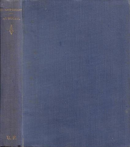 Au Soleil - Guy de Maupassant - copertina