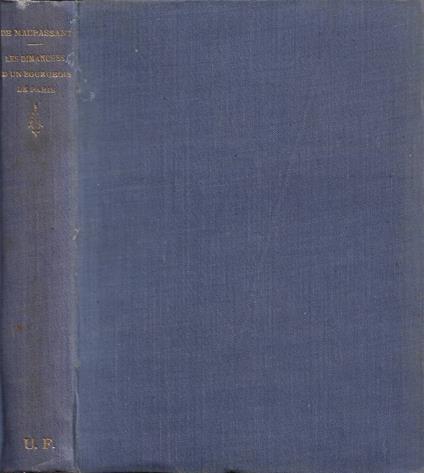 Les Dimanches d'un Bourgeois de Paris - Guy de Maupassant - copertina