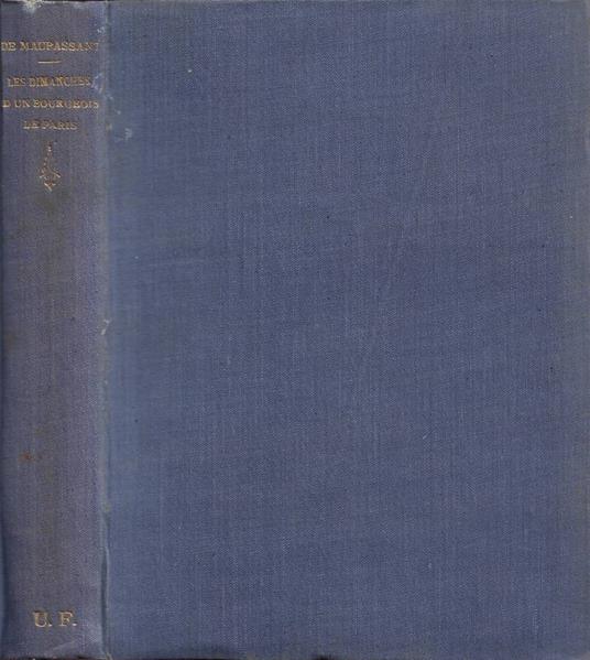 Les Dimanches d'un Bourgeois de Paris - Guy de Maupassant - copertina