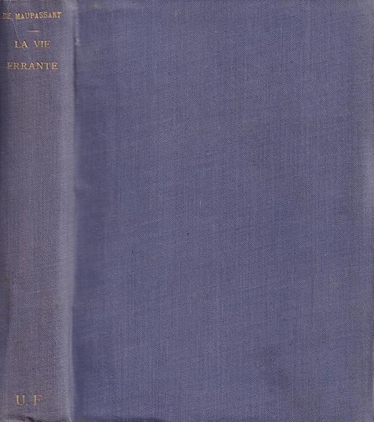 La vie errante - Guy de Maupassant - copertina