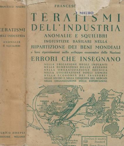 Teratismi dell'industria - Francesco Mauro - copertina