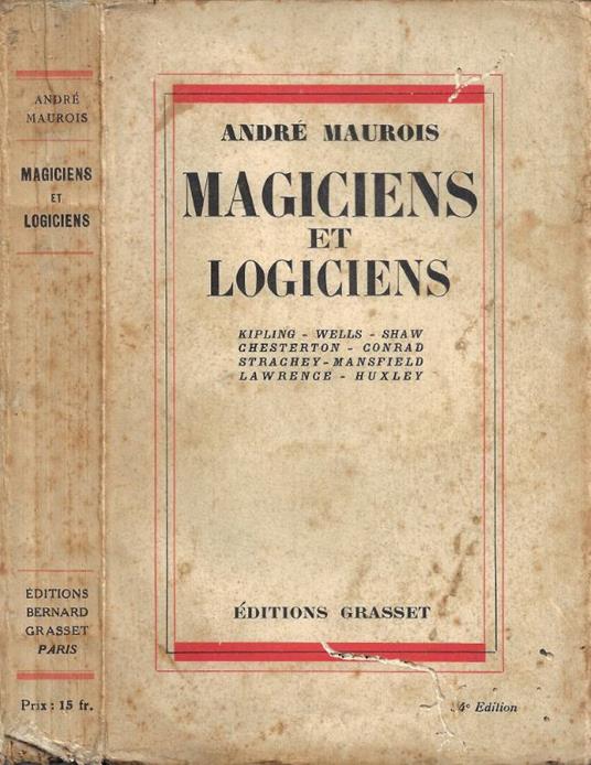 Magiciens et Logiciens - André Maurois - copertina
