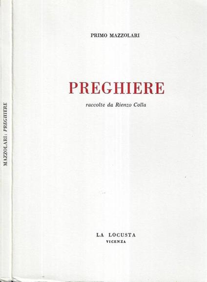 Preghiere - Primo Mazzolari - copertina