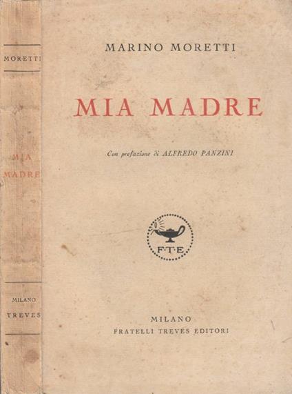 Mia madre - Marino Moretti - copertina
