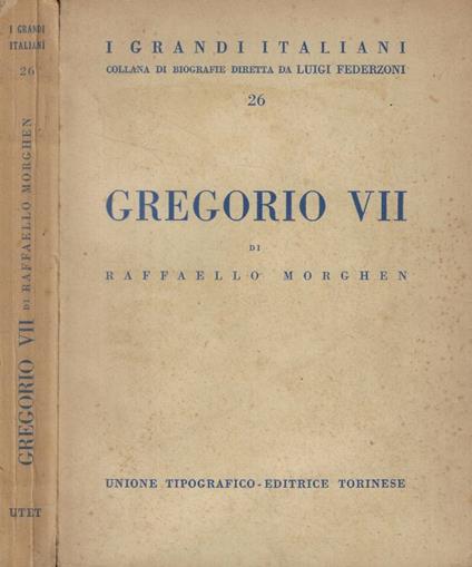 Gregorio VII - Raffaello Morghen - copertina