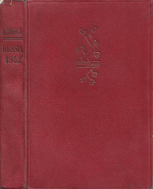 Russia 1932 - Rodolfo Mosca - copertina