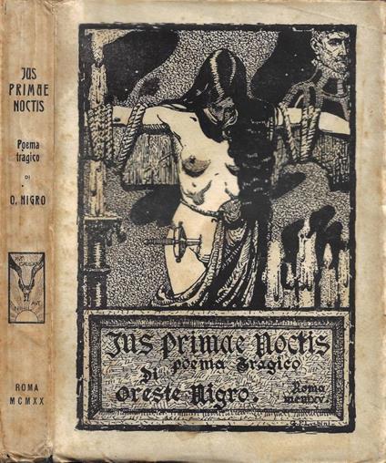 Jus Primae Noctis - Oreste Nigro - copertina