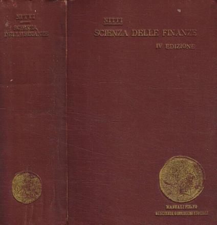 Principi di scienza delle finanze - Francesco Nitti - copertina