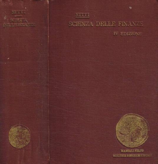 Principi di scienza delle finanze - Francesco Nitti - copertina