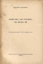 Genesi dell'Ars Notariae