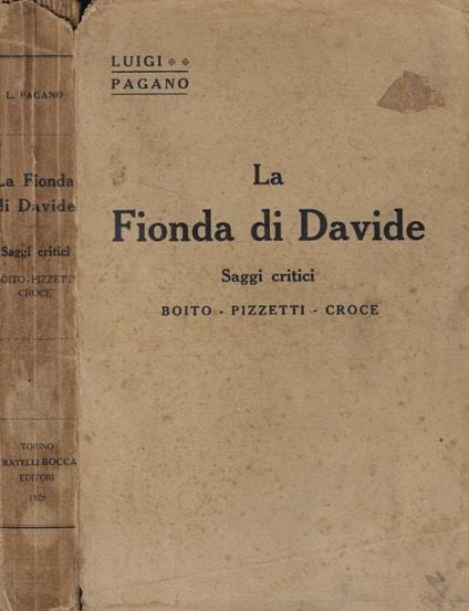 La Fionda di Davide - Luigi Pagano - copertina
