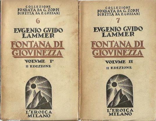 Fontana di giovinezza. 2 voll. (II edizione) - copertina