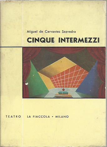 Cinque intermezzi - Miguel de Cervantes - copertina