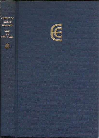 Uno di New York - Enrico Emanuelli - copertina