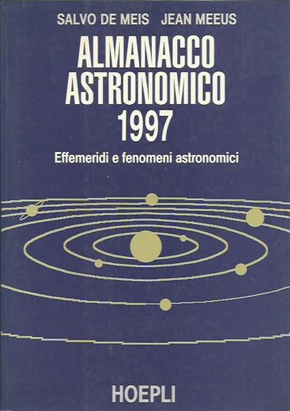 Almanacco astronomico 1997 - copertina