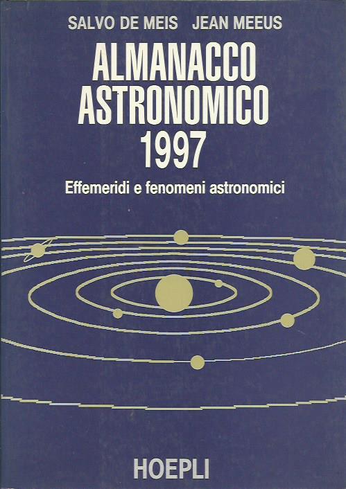 Almanacco astronomico 1997 - copertina